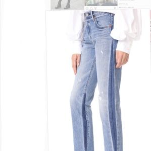 Levi 501 Straight Leg Boyfriend Jeans